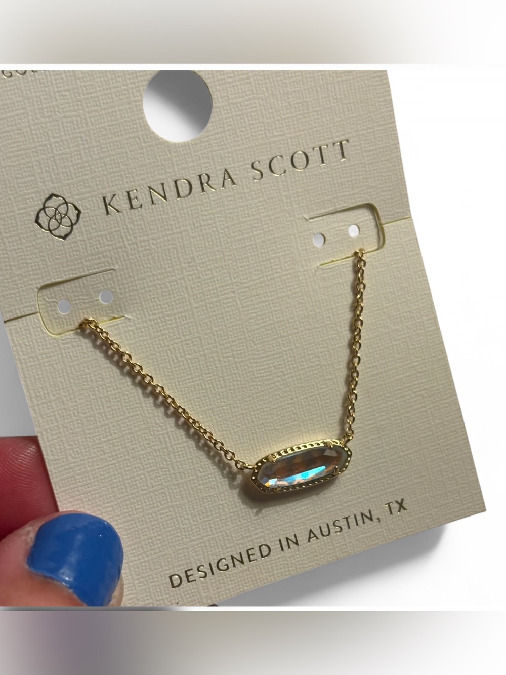 Kendra Scott Eva Pendant in Dichroic Glass